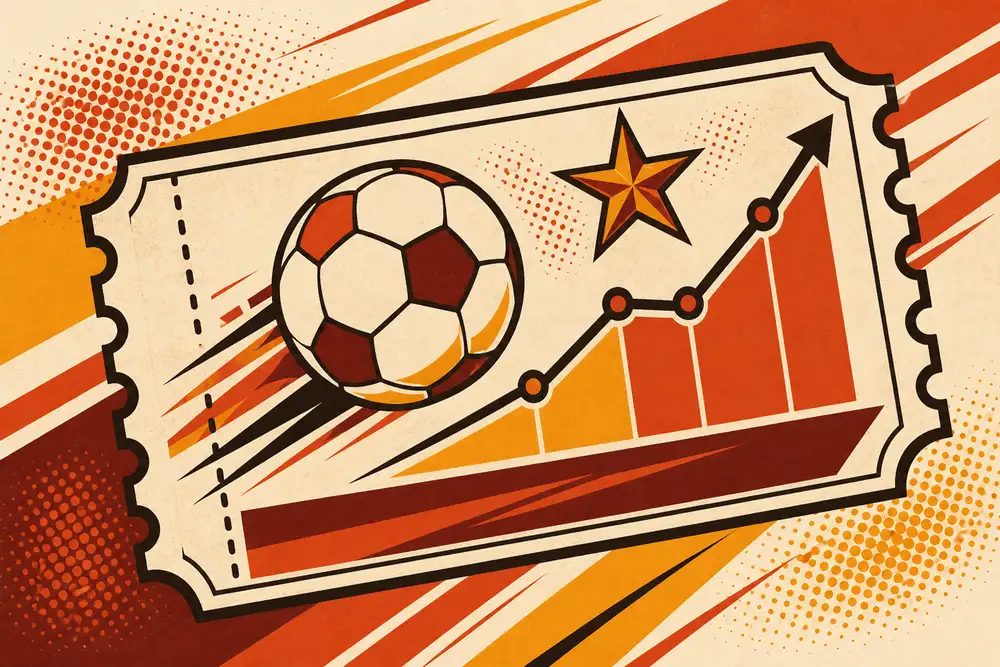 Asyabahis güncel giriş temalı bahis kuponu illüstrasyonu: perfore kupon, futbol topu ve yükselen oran grafiği